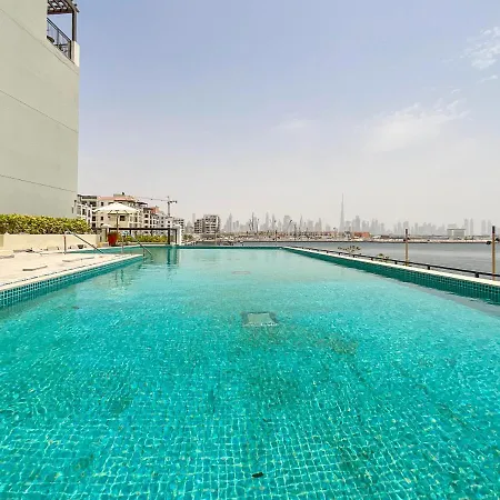 Higuests - Stylish Waterfront Retreat With Balcony In La Mer Dubai Exterior photo